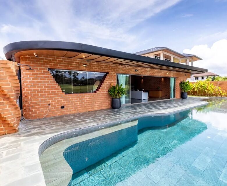 The Brick House: A Unique Designer Villa in Prime Laguna Phuket overlooking Golf Course