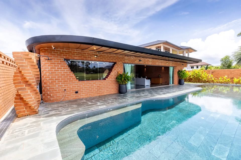The Brick House: A Unique Designer Villa in Prime Laguna Phuket overlooking Golf Course