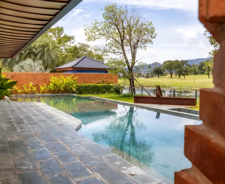 The Brick House: A Unique Designer Villa in Prime Laguna Phuket overlooking Golf Course
