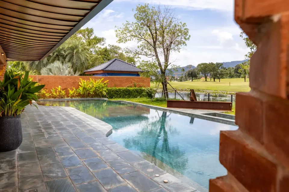 The Brick House: A Unique Designer Villa in Prime Laguna Phuket overlooking Golf Course