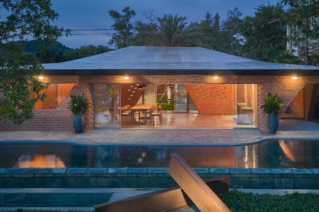 The Brick House: A Unique Designer Villa in Prime Laguna Phuket overlooking Golf Course