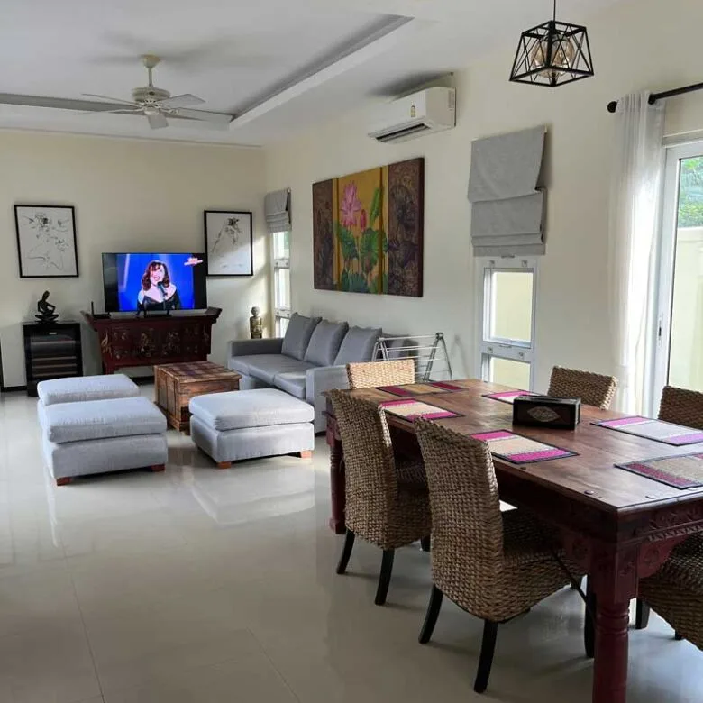 Two Villas Oriental: Comfortable 4-Bedroom Pool Villa for Rent in Layan for Rent