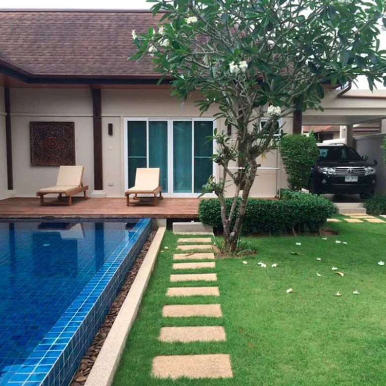Two Villas Oriental: Comfortable 4-Bedroom Pool Villa for Rent in Layan for Rent