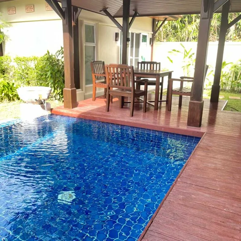 Two Villas Oriental: Comfortable 4-Bedroom Pool Villa for Rent in Layan for Rent