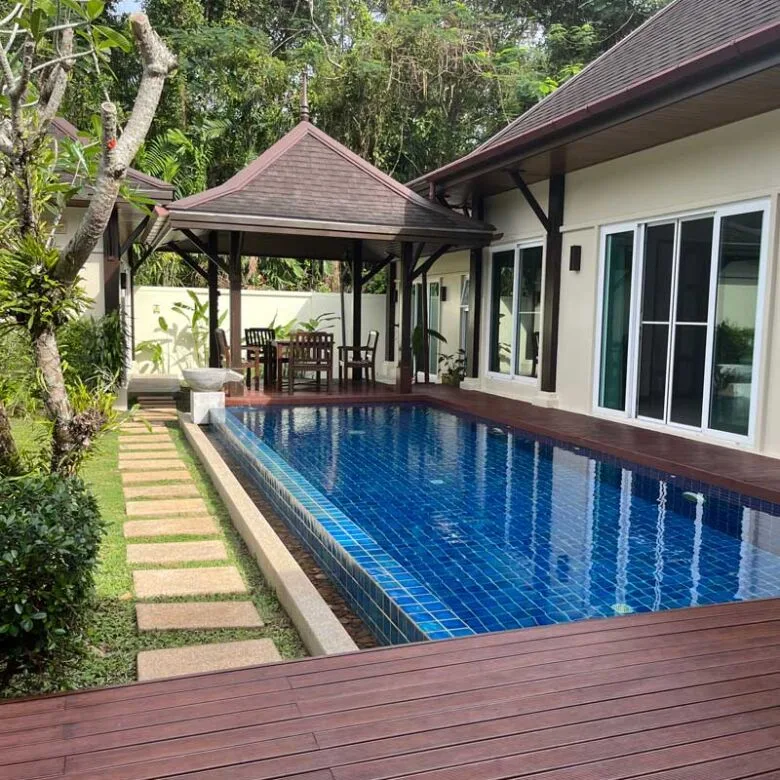 Two Villas Oriental: Comfortable 4-Bedroom Pool Villa for Rent in Layan for Rent