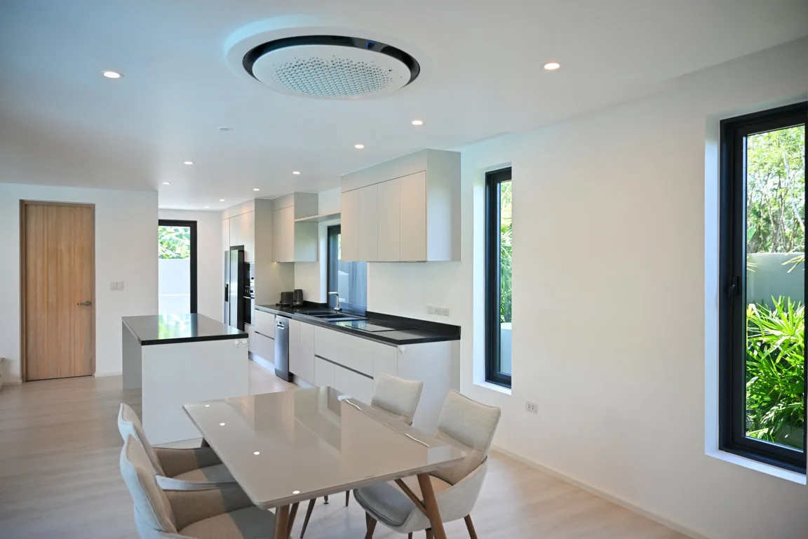 D-Kitchen-5 (FILEminimizer) Contemporary 4-Bedroom Pool Villa for Long-Term Rent in Cherngtalay