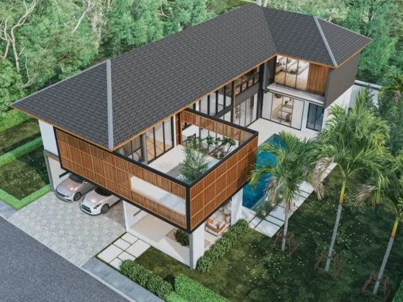 Luxury Two-Storey Villa with Private Pool & 6 Bedrooms Near the Beach in Chalong, Phuket