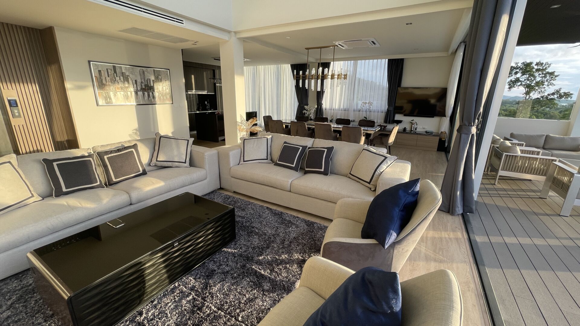 Ocean Hills – Villa A living room IMG_6157