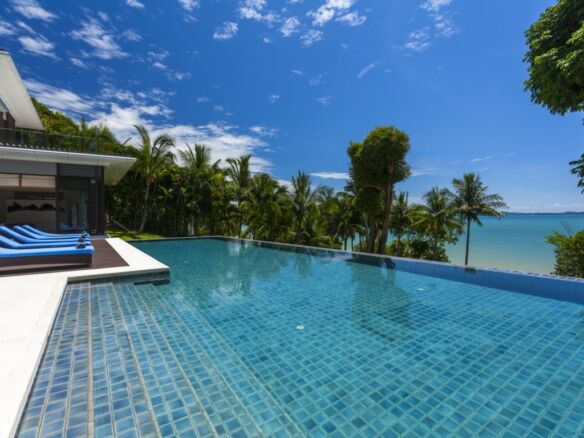 Exclusive 3-Storey Beachfront Villa for rent in Pa Khlok | Uninterrupted Views of Phang Nga Bay | Thai Estate