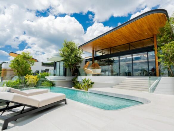 Botanica The Valley: Luxury 4-Bedroom Hilltop Villa with Panoramic Views in Layan for Rent | Thai Estate