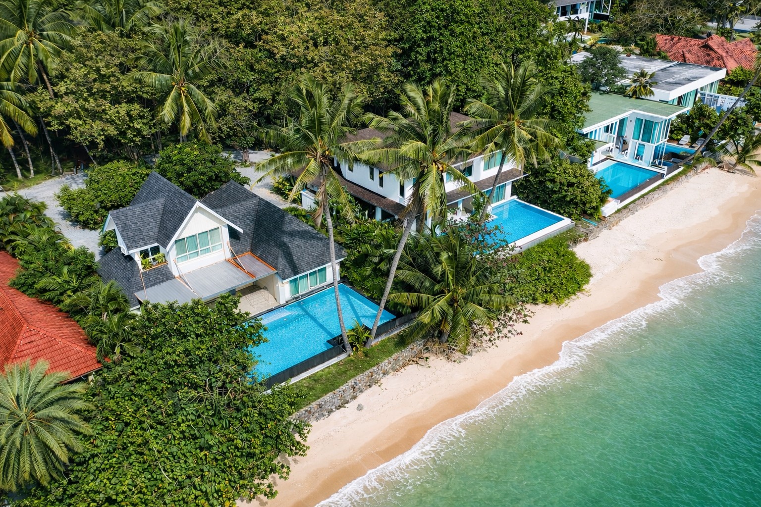 2-Bedroom Beachfront Pool Villa for Rent in Rawai, Phuket
