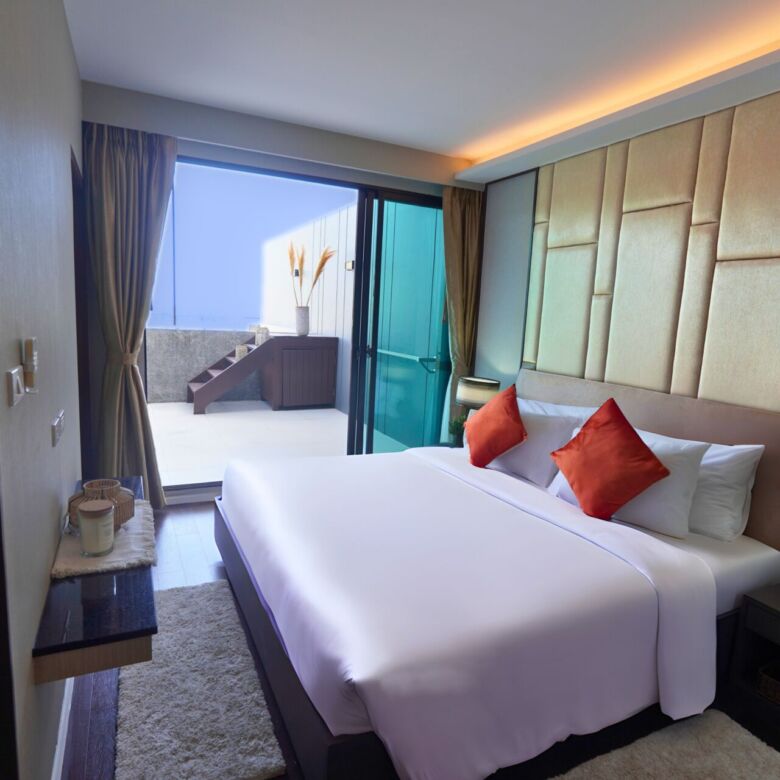Elegant Freehold 1-Bedroom Sea View Penthouse for Sale in Surin, Phuket