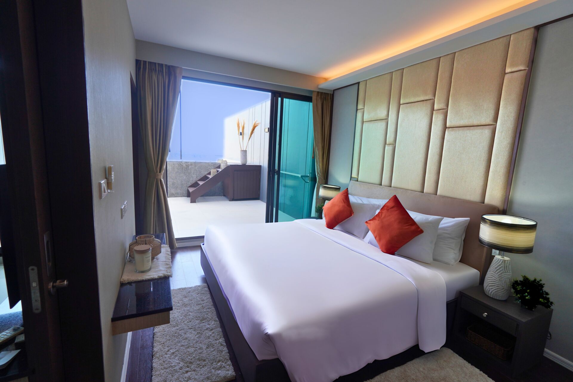 Elegant Freehold 1-Bedroom Sea View Penthouse for Sale in Surin, Phuket