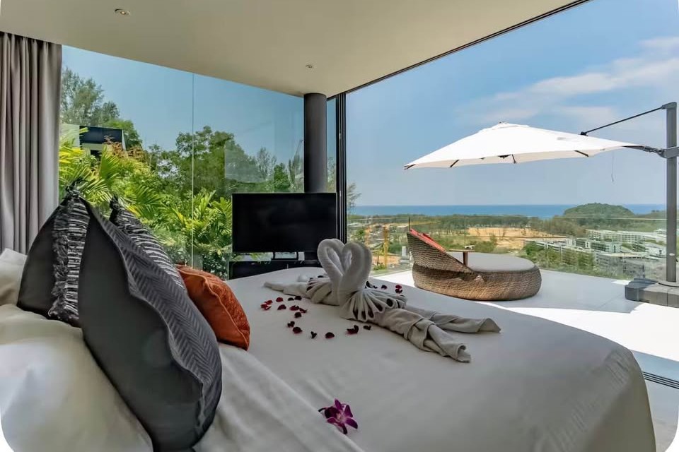 Ultra-Luxury Sea View Villa for Short-Term Rent in Layan, Phuket
