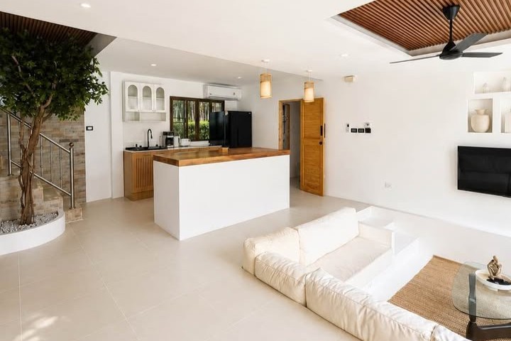 Modern Bali-Style 3 Bedroom Private Pool Villa for Rent in Pasak Soi 4, Cherngtalay, Phuket