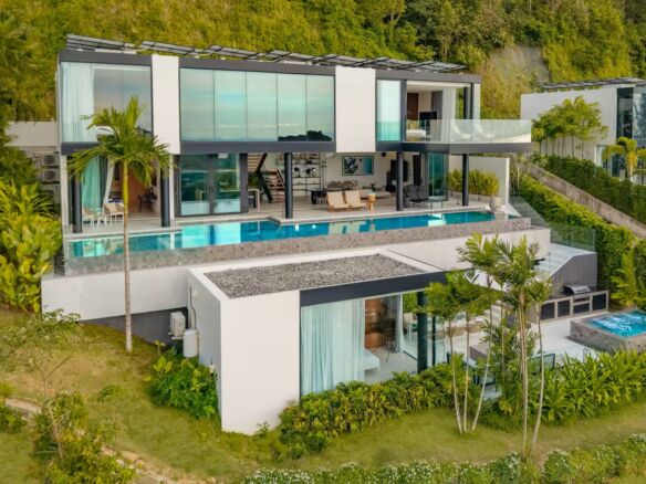 Luxury 4-Bedroom Sea View Villa for Sale in Layan, Phuket