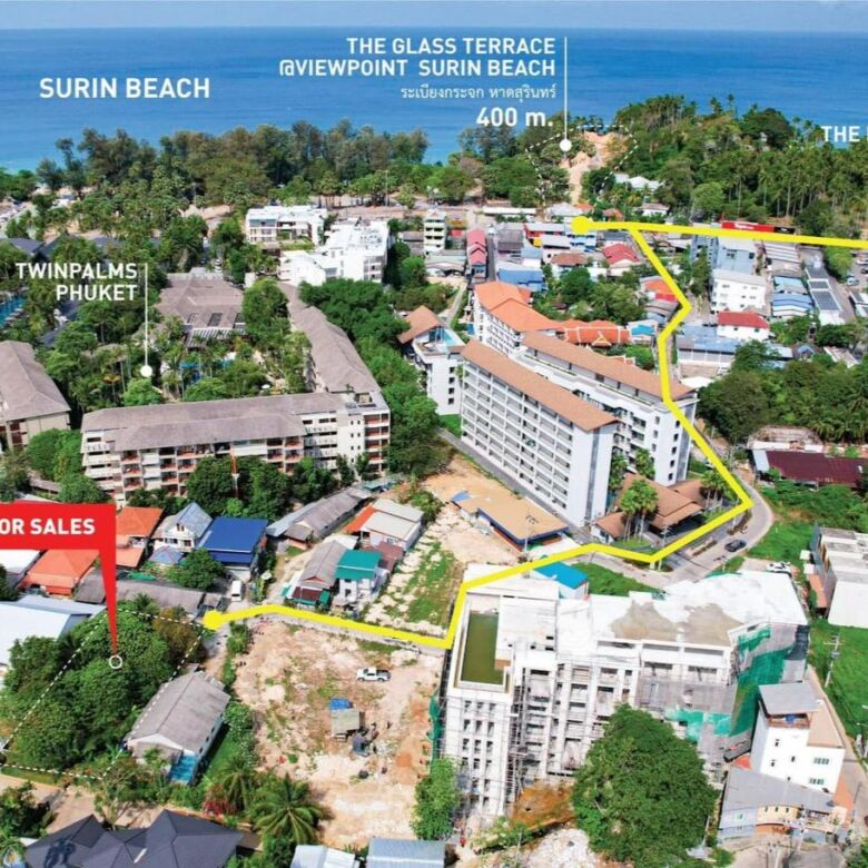 Prime Land for Sale Near Surin Beach, Phuket – Rare Investment Opportunity Within Walking Distance to the Beach