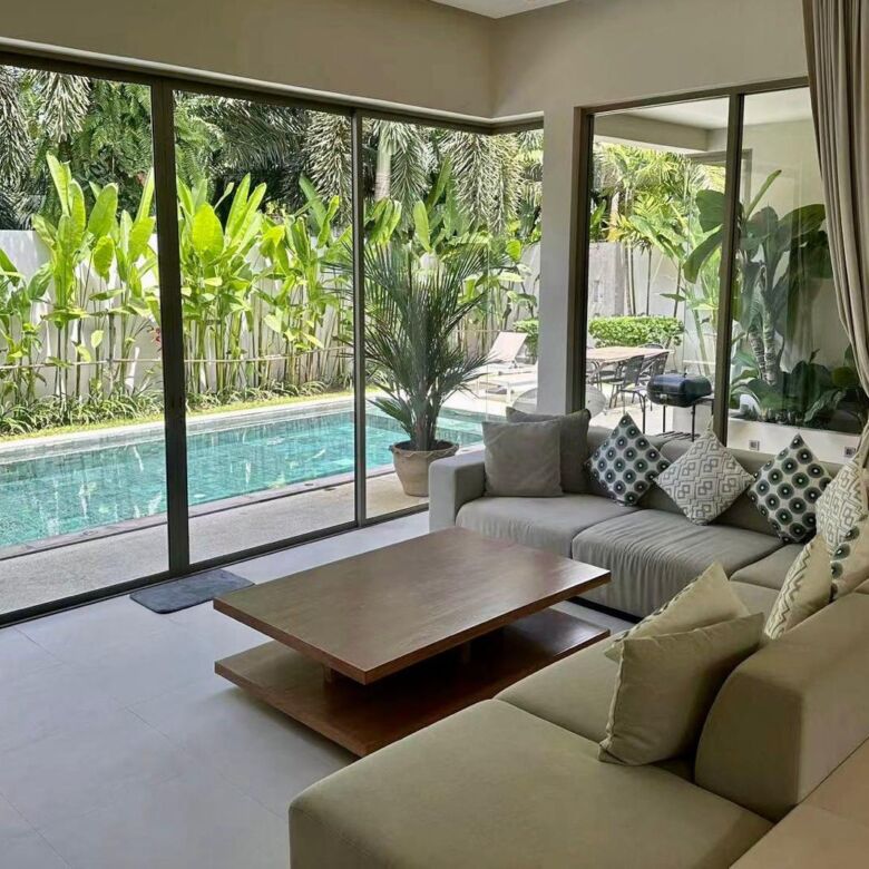 Elegant 3-Bedroom Private Pool Villa for Rent at Trichada Phase 1, Phuket