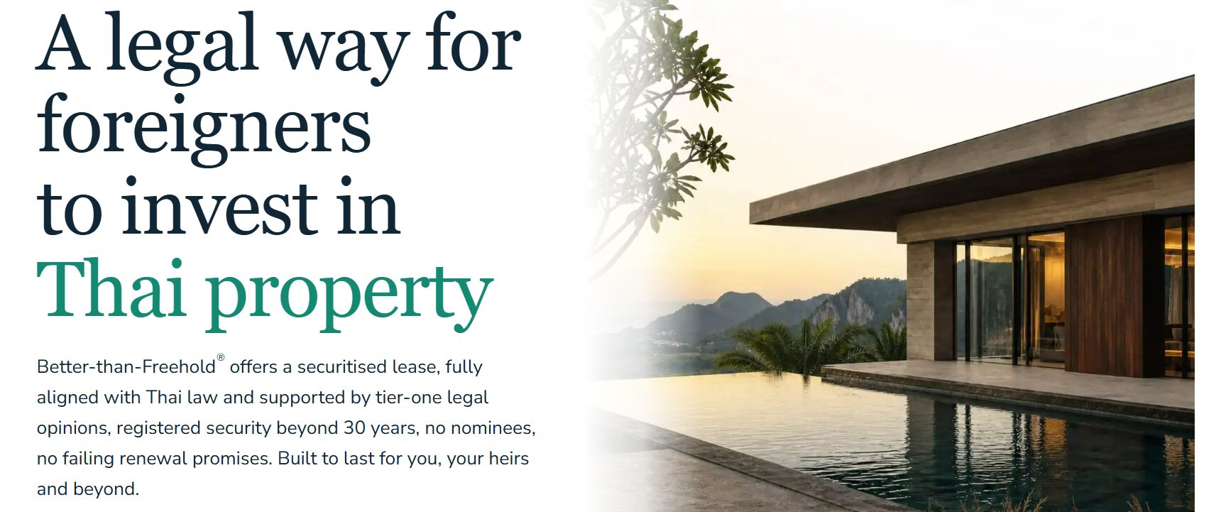 From Risky Nominees to Real Protection: Meet Better‑than‑Freehold | Thai Estate