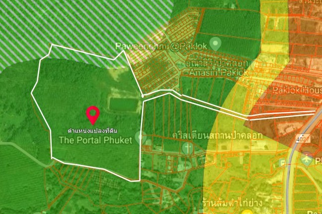 Prime 93 Rai Land for Sale in Thalang, Phuket – Rare Investment Opportunity with Mountain Views