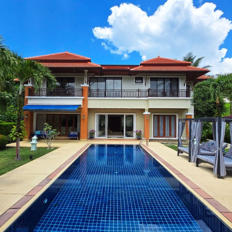 Luxury 5-Bedroom Lakefront Villa for Sale in Laguna, Phuket | Private Pool & Large Garden