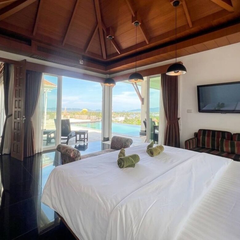 Luxury 5-Bedroom Sea View Pool Villa for Rent in Chalong, Phuket