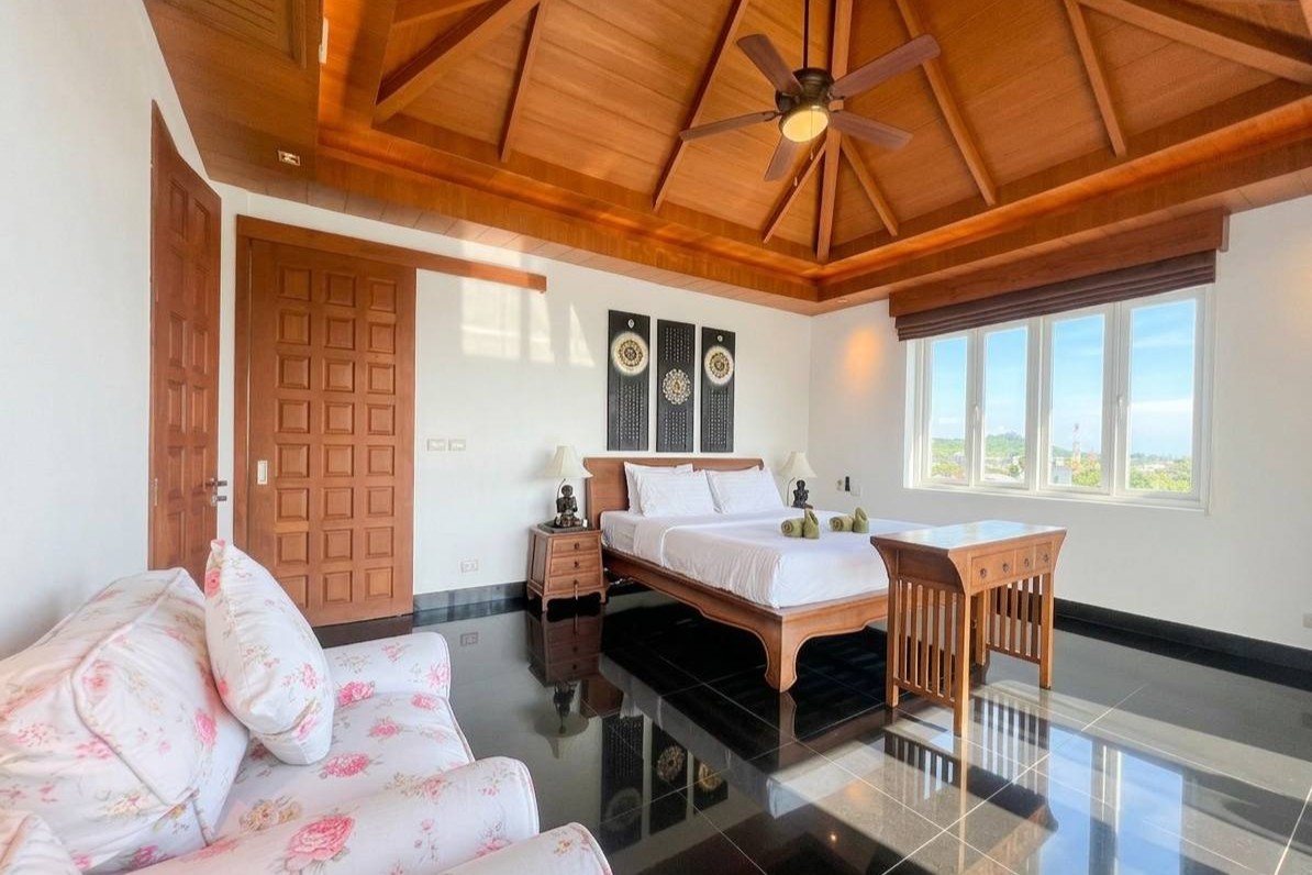 Luxury 5-Bedroom Sea View Pool Villa for Rent in Chalong, Phuket