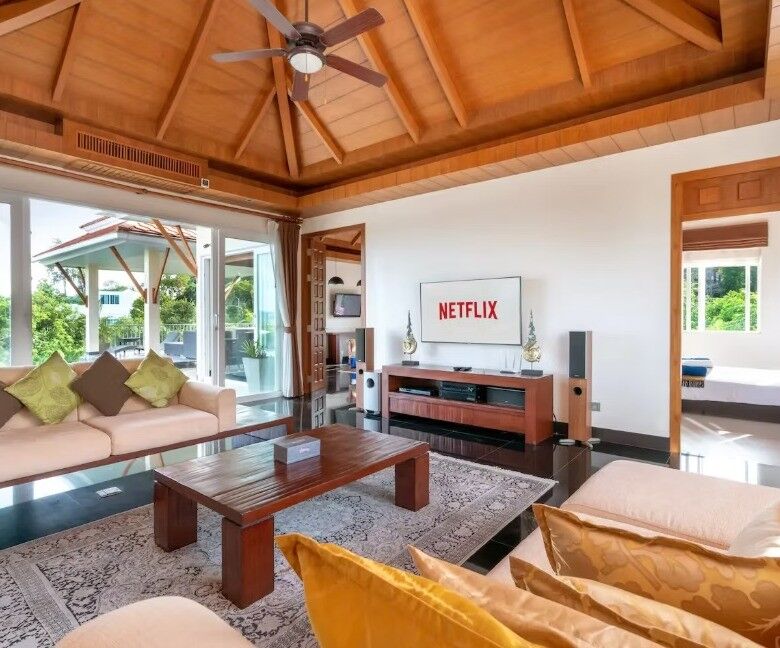 Luxury 5-Bedroom Sea View Pool Villa for Rent in Chalong, Phuket
