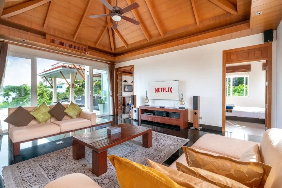 Luxury 5-Bedroom Sea View Pool Villa for Rent in Chalong, Phuket