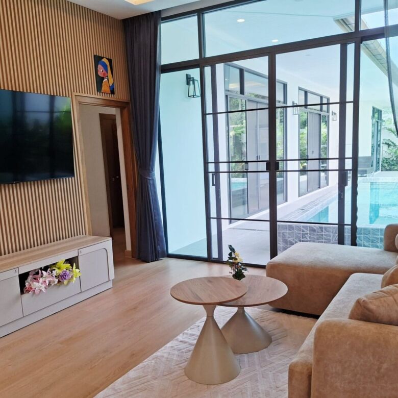 Brand-New 3-Bedroom Private Pool Villa for Rent in Chalong, Phuket