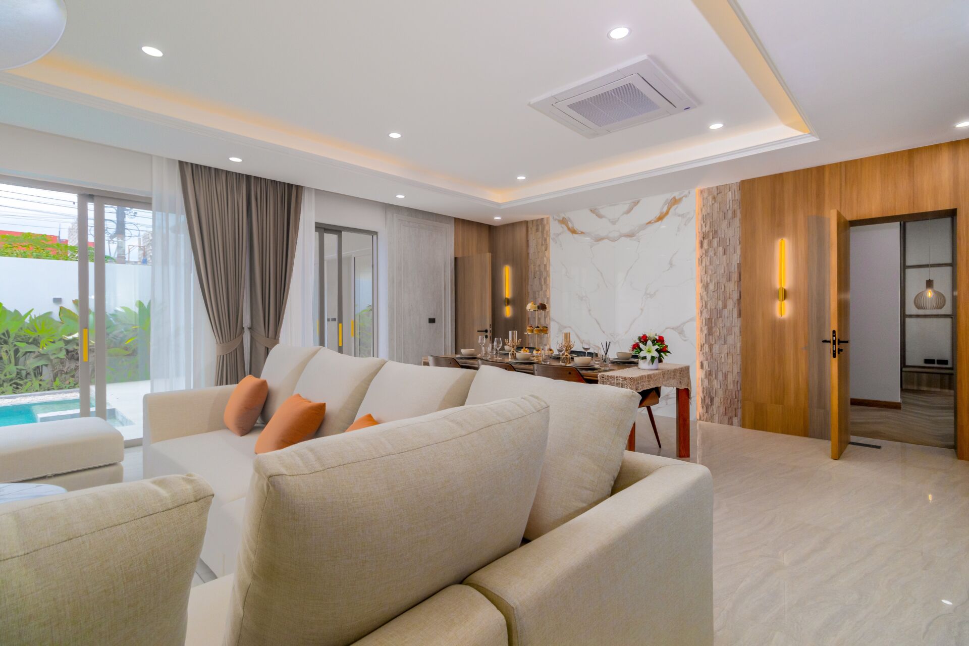 Elegant 2-Bedroom Sea View Villa for Rent with Beach Access
