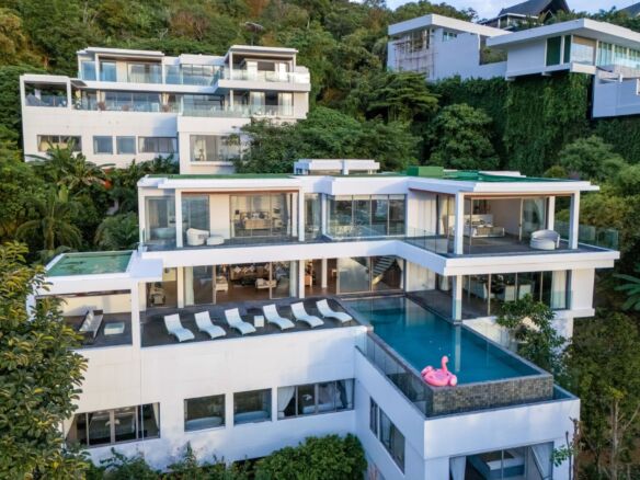 MoonShadow Villa Kamala Phuket for Rent | Luxury 6-Bedroom Sea View Villa | THB 55,000 Per Night