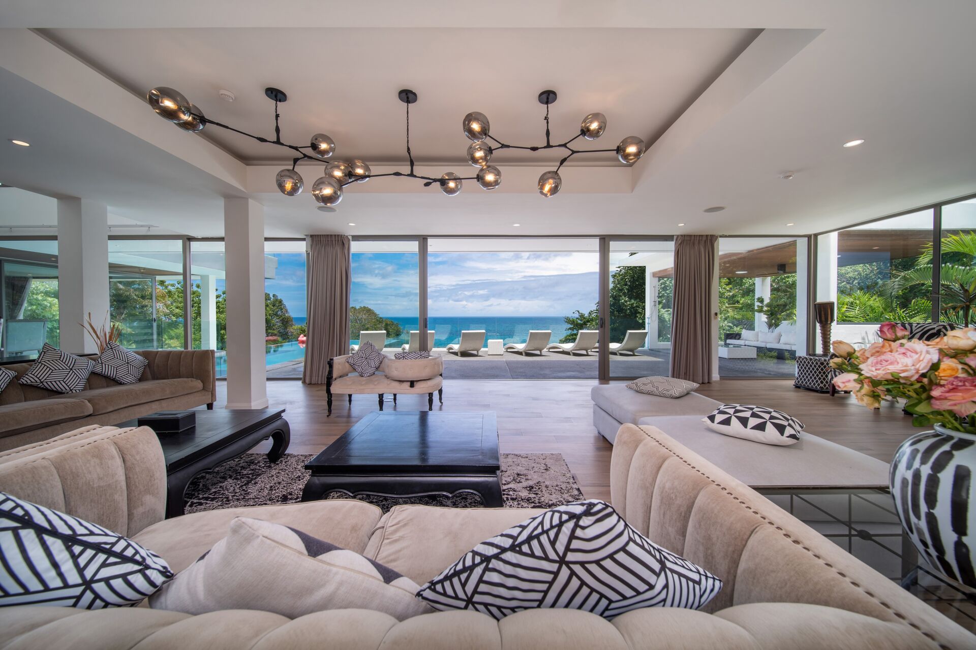 0393 MoonShadow Villa Kamala Phuket for Rent | Luxury 6-Bedroom Sea View Villa | THB 55,000 Per Night