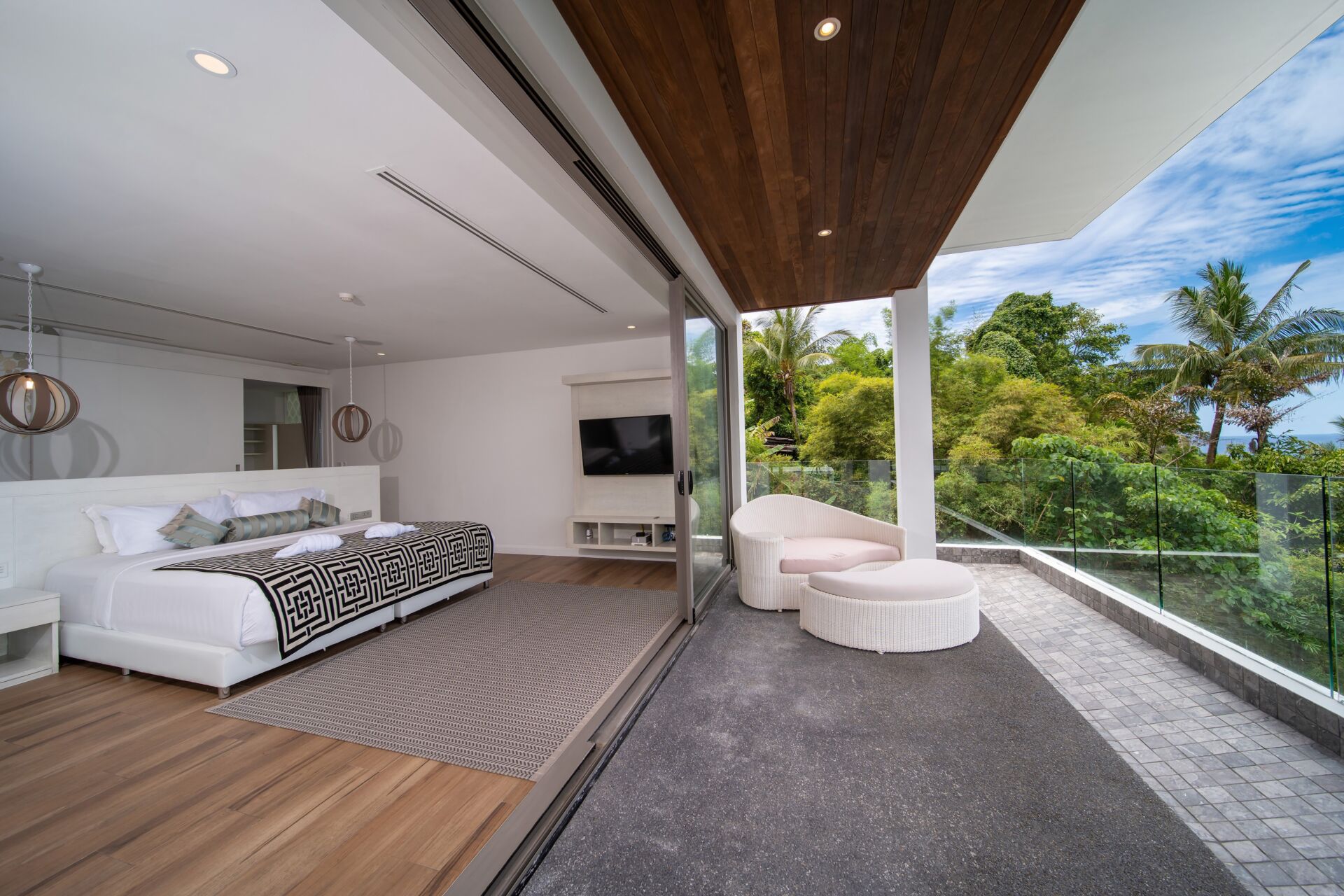 0419 MoonShadow Villa Kamala Phuket for Rent | Luxury 6-Bedroom Sea View Villa | THB 55,000 Per Night