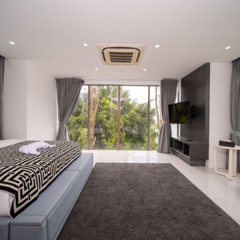 MoonShadow Villa Kamala Phuket for Rent | Luxury 6-Bedroom Sea View Villa | THB 55,000 Per Night