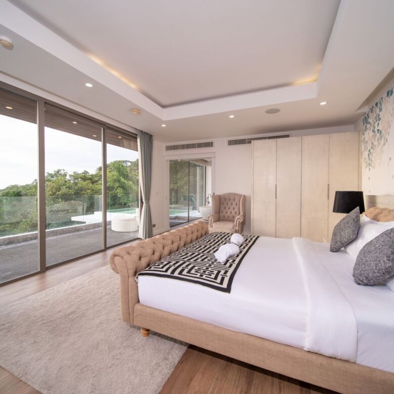 MoonShadow Villa Kamala Phuket for Rent | Luxury 6-Bedroom Sea View Villa | THB 55,000 Per Night