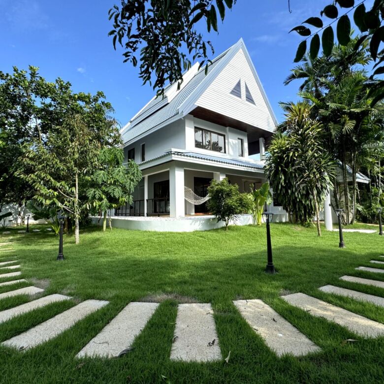 Luxury 4-Bedroom Pool Villa for Rent in Pa Klok, Phuket | Tropical Garden Retreat
