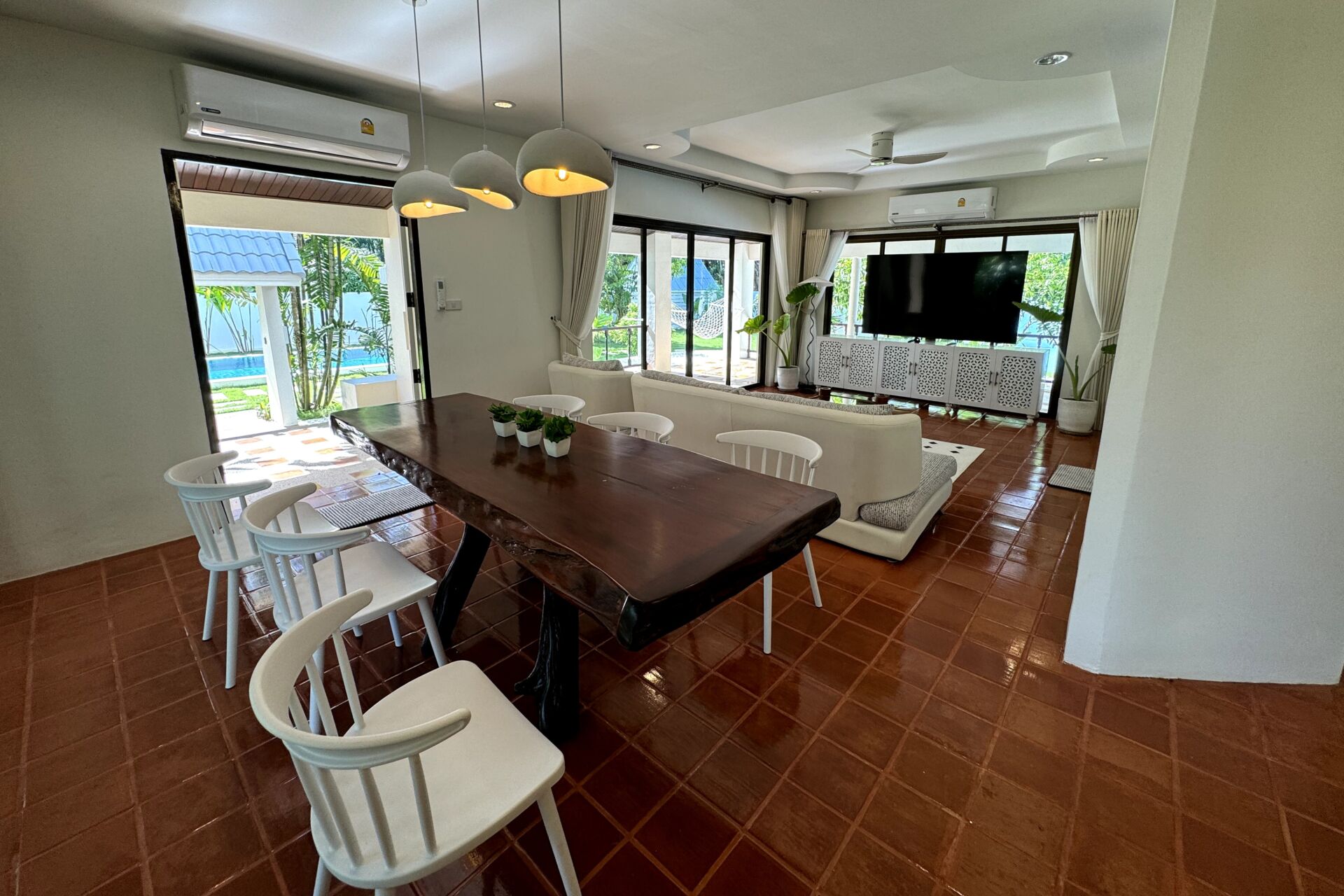 12 Luxury 4-Bedroom Pool Villa for Rent in Pa Klok, Phuket | Tropical Garden Retreat