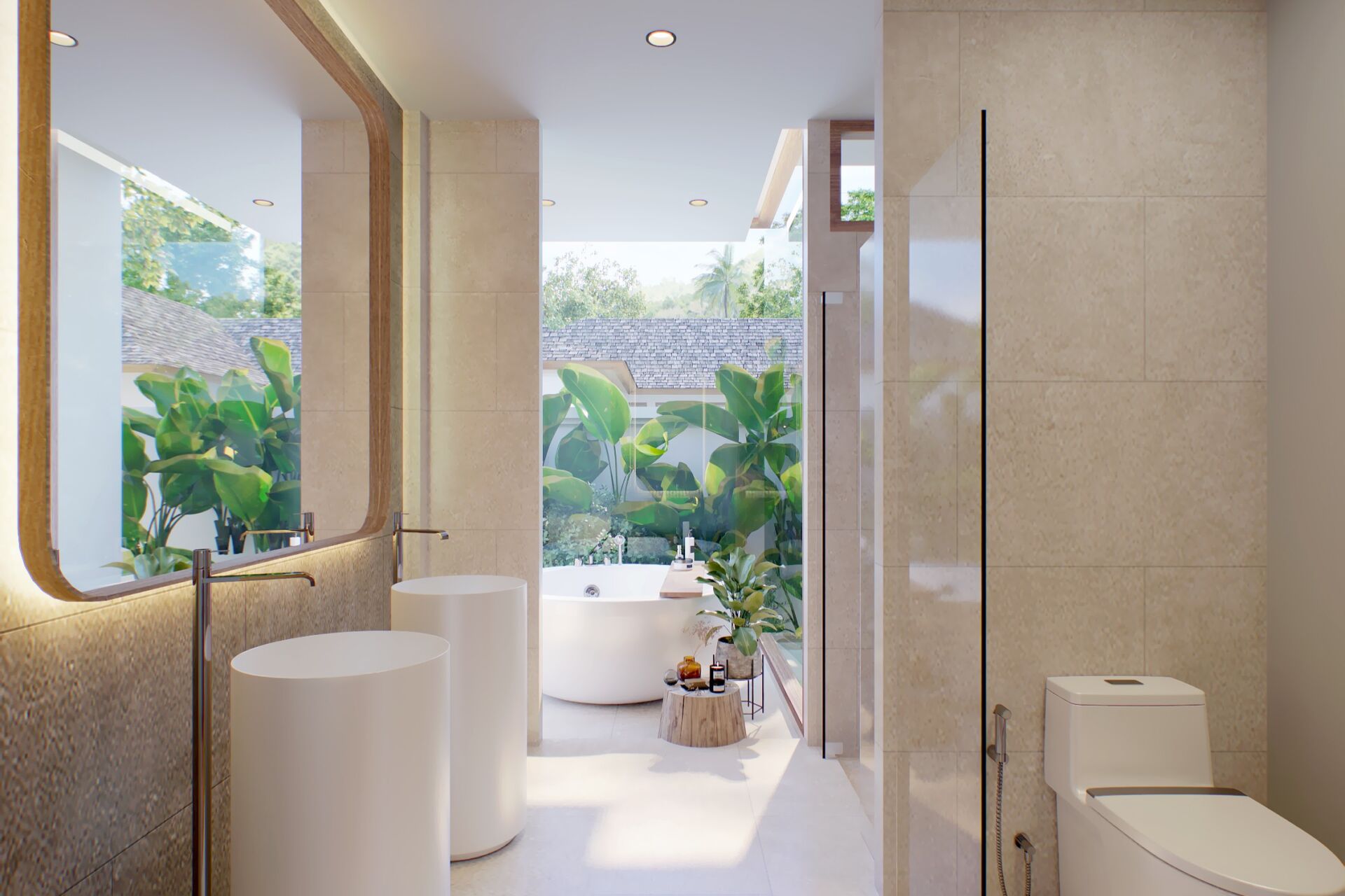 240312-4BR-IN07-MASTER BATHROOM PHUVISTA 3 Naiyang – Modern Balinese Luxury Pool Villas for Sale in Phuket