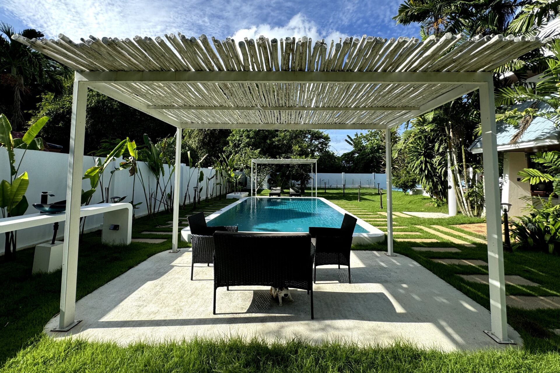 3 Luxury 4-Bedroom Pool Villa for Rent in Pa Klok, Phuket | Tropical Garden Retreat