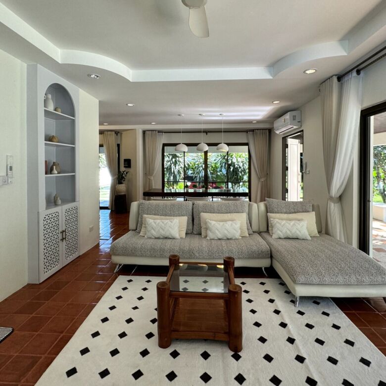 Luxury 4-Bedroom Pool Villa for Rent in Pa Klok, Phuket | Tropical Garden Retreat