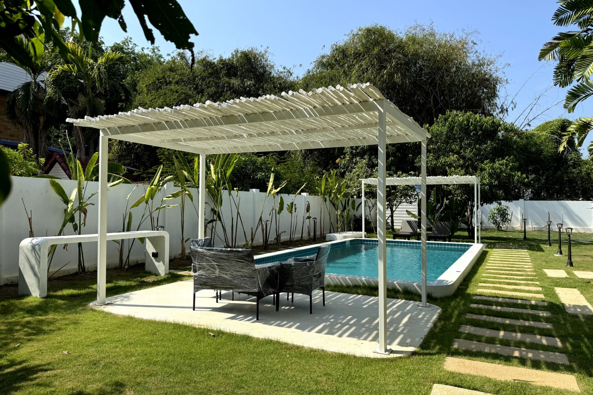 49 Luxury 4-Bedroom Pool Villa for Rent in Pa Klok, Phuket | Tropical Garden Retreat