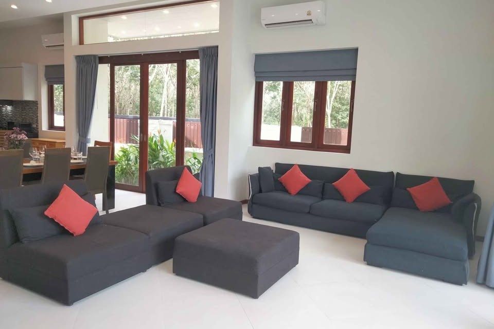 Spacious 3+1 Bedroom Private Pool Villa for Rent in Paklok, Phuket