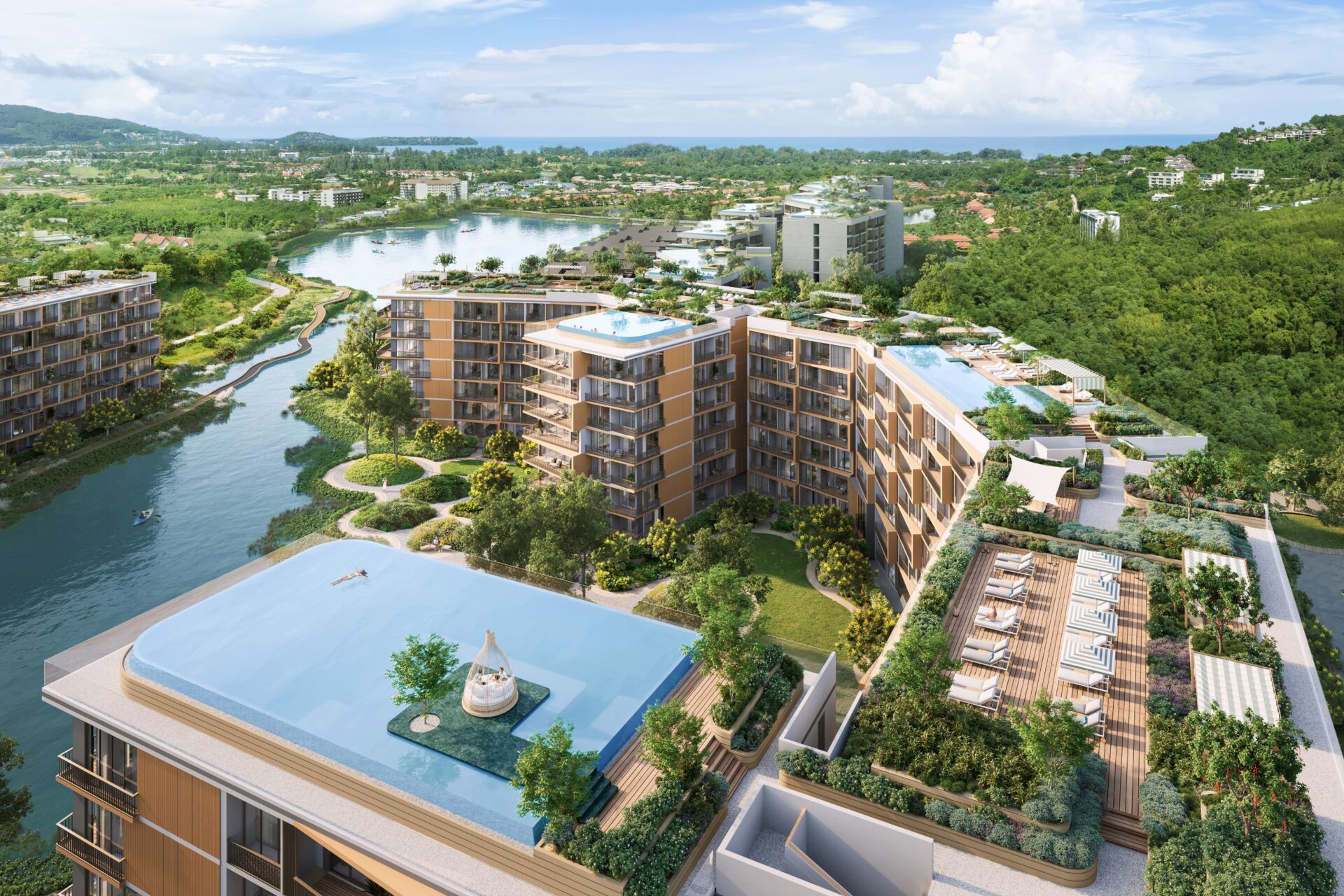 Skypark Elara Lakelands Phuket – Luxury Condominiums for Sale in Laguna Phuket