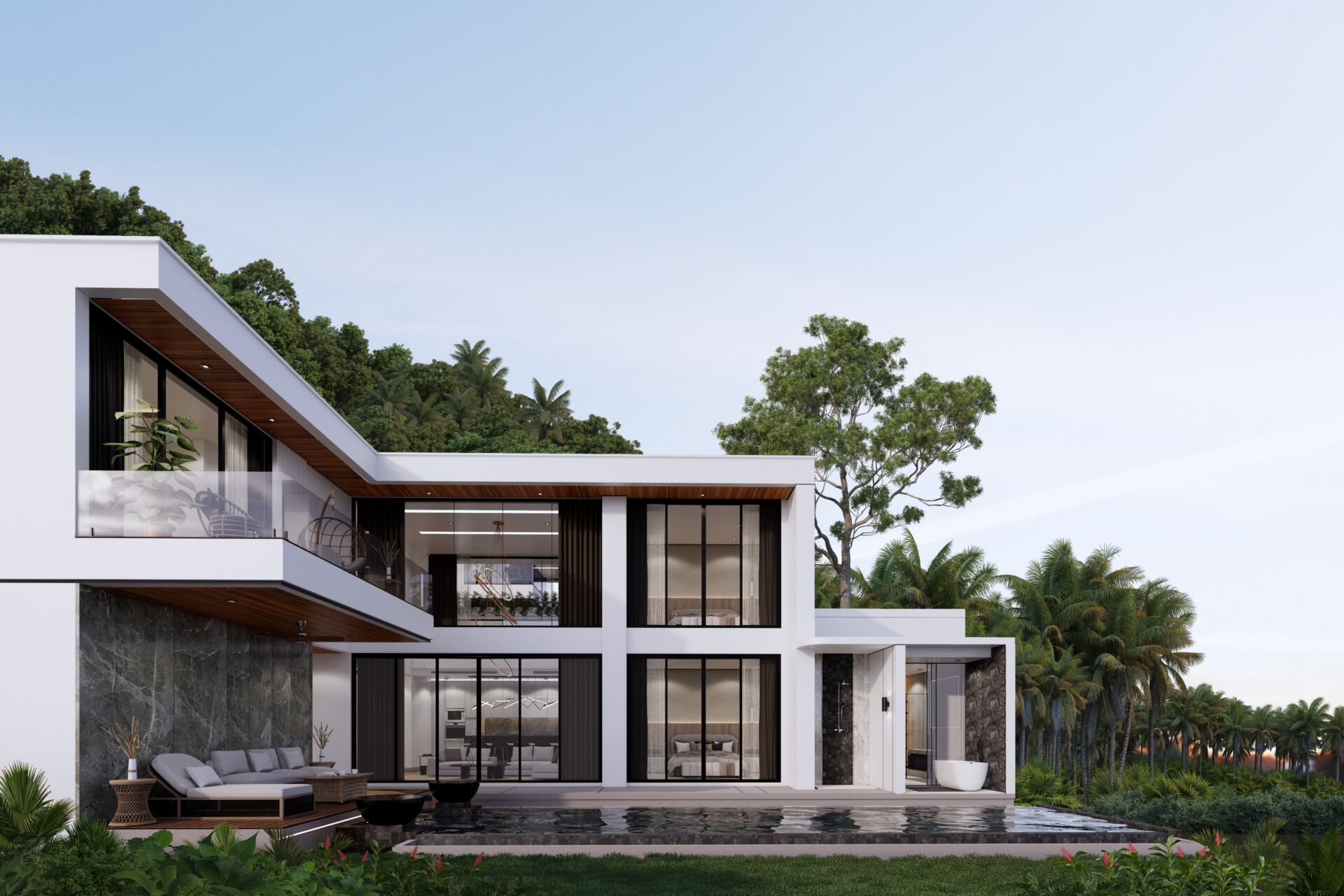 F-Perspective 02 Cendana Villas Layan – Luxury Private Pool Villas for Sale in Phuket