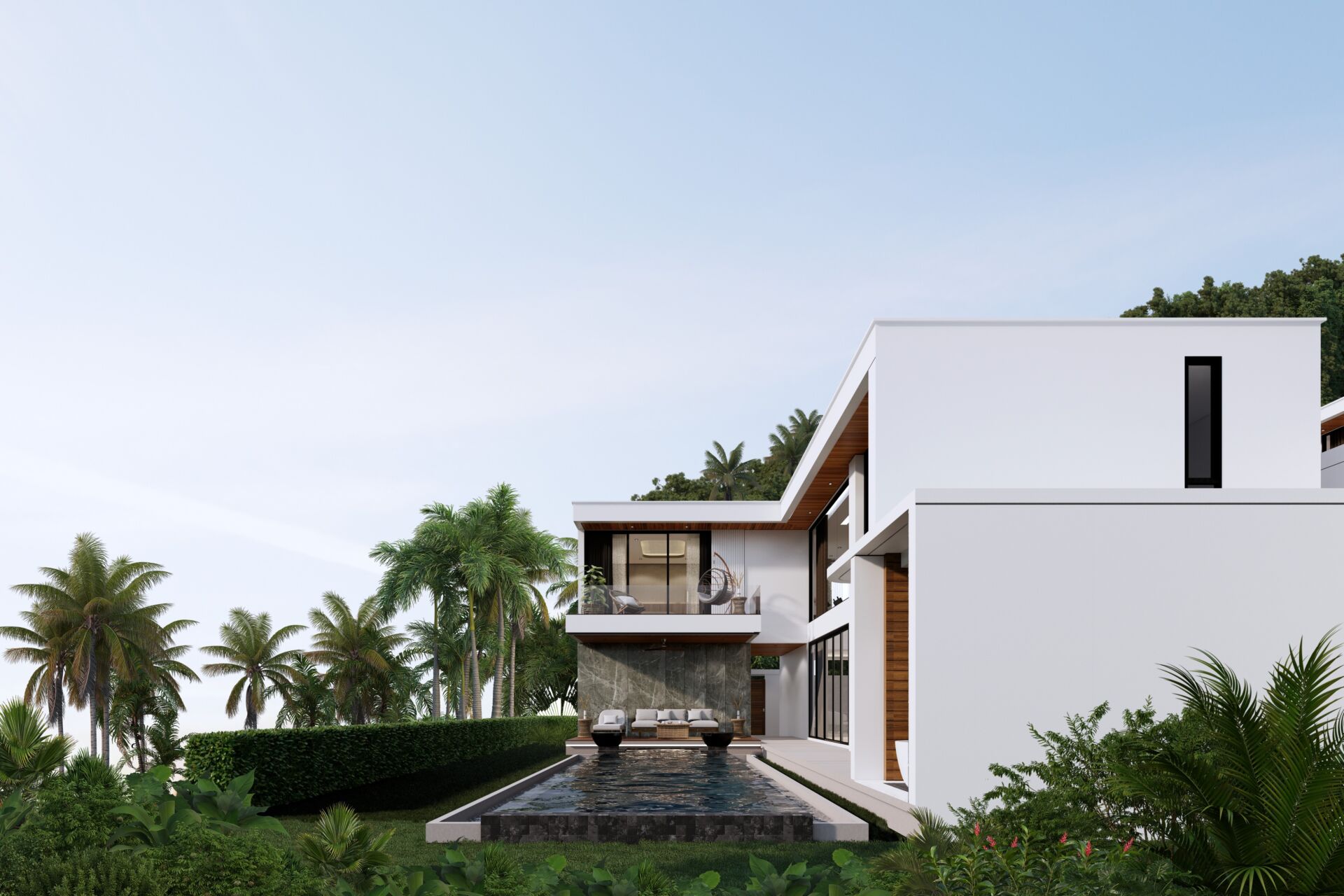 F-Perspective 03 Cendana Villas Layan – Luxury Private Pool Villas for Sale in Phuket