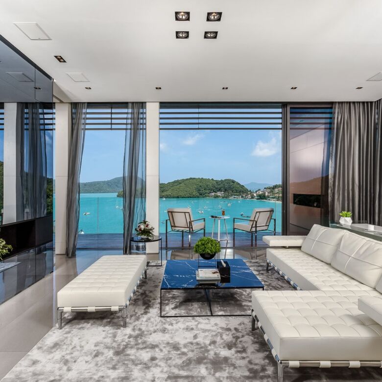 Cliff Top Residence for Rent in Cape Panwa, Phuket | Ultra-Luxury 6-Bedroom Oceanfront Villa