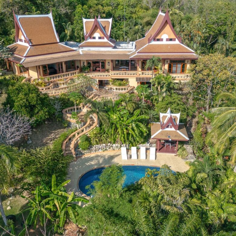 Luxury 7-Bedroom Thai-Style Villa – Layan Beach, Phuket