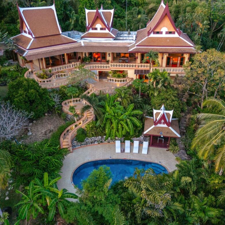 Luxury 7-Bedroom Thai-Style Villa – Layan Beach, Phuket