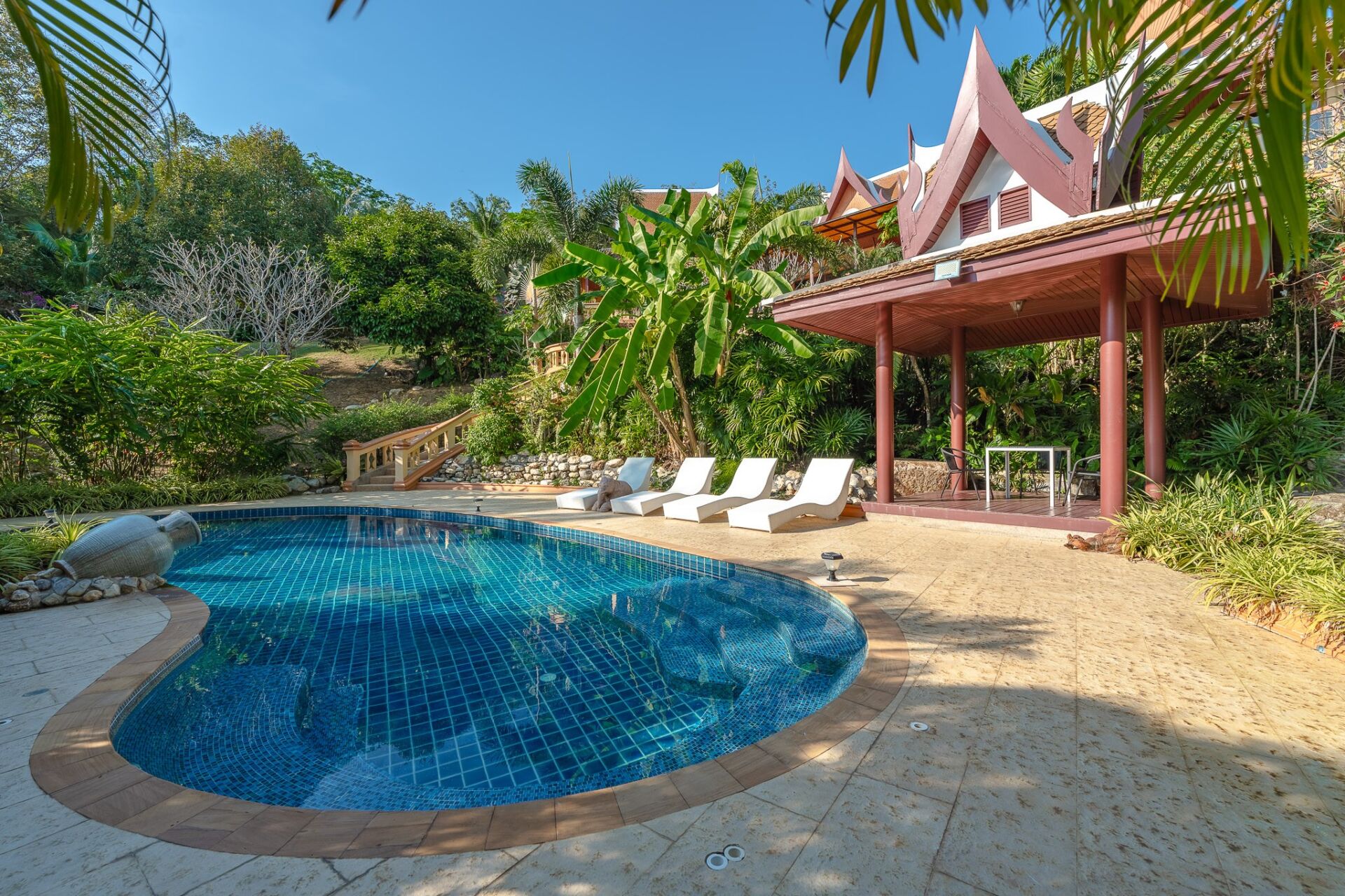 LW107324-HDR Luxury 7-Bedroom Thai-Style Villa – Layan Beach, Phuket